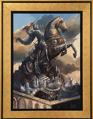 Tomasz Sętowski, Справедливый, Масляная картина, Олівець - холст, плита, 60 x 80