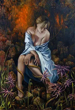 Diana Żarów - Poisonous words wrap around me like beautiful flowers ...