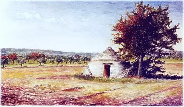 Luigi Abbattista - Trullo house with oak
