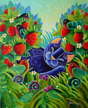 Wiesława Burnat - Strawberry siesta