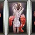 Joanna Sierko Filipowska - Triptychon - Geburt Engel