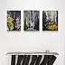 Ewa Mościszko, Triptych Steal Me Now, Acrylic painting - canvas, 40 x 50