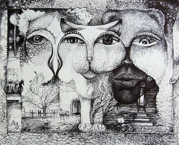 Bożena Pilarczyk - Three friends from the yard