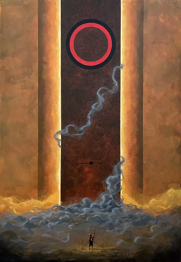 Sebastian Garyantesiewicz, Третье измерение забвения, Акрилова картина - холст, 70 x 100