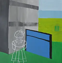 Kasia Jaruga, било, Акрилова картина - холст, 25 x 30