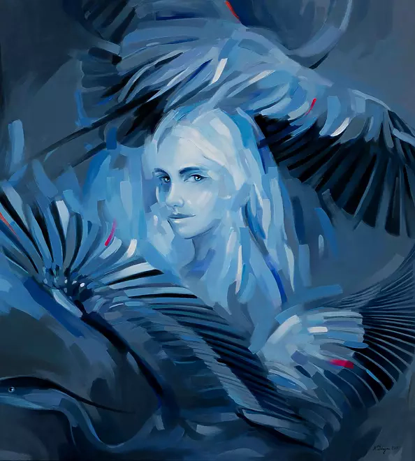 Magdalena Dziejma - Trzepot myśli 9 (żurawie)