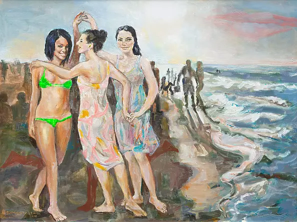 Stanisław Młodożeniec - Three Nymphs