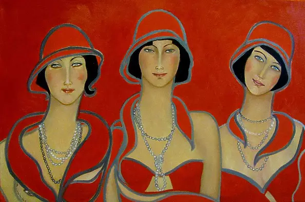 Krystyna Ruminkiewicz - Women in hats