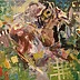 Eryk Maler - Trois lignes sur le thème du polo, 120x80 cm, 2024