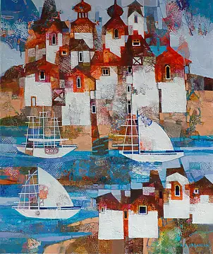 Alicja Słaboń Urbaniak - Three boats