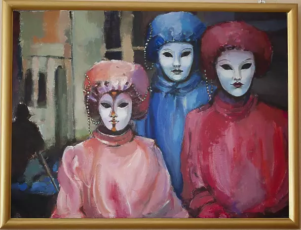 Janina Knap - three masks