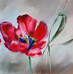Justyna Szałamacha - three tulips
