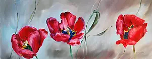   - three tulips