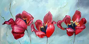   - three tulips