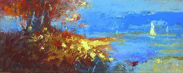 Wacław Jagielski - Three sailboats and I