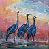 Nelly Chelstowska - three cranes