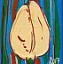 Edward Dwurnik - Tulip (yellow), 2017