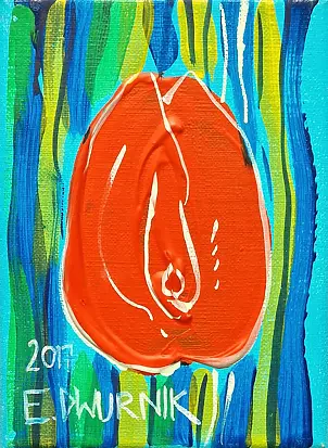 Edward Dwurnik - Red tulip
