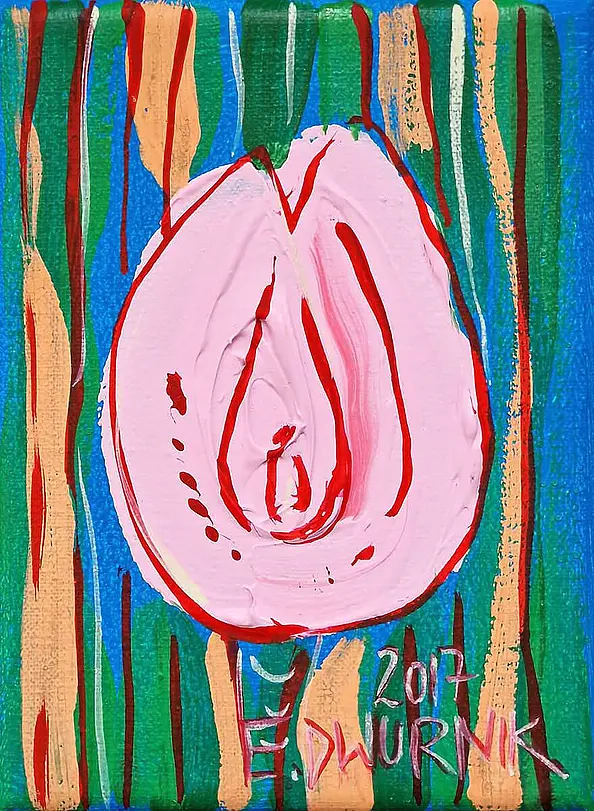 Edward Dwurnik - Tulipe rose, 2017,