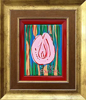 Edward Dwurnik - Tulip - pink, 2017,