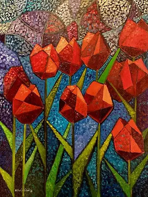 Krystyna Ruminkiewicz - Tulip flowers