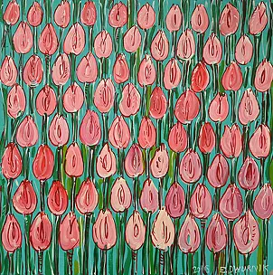 Edward Dwurnik - Tulipany