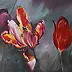 Justyna Szałamacha - Tulips in the wind