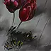 Justyna Szałamacha - Tulips during a storm