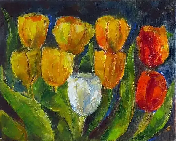 Anna Michalczak - Tulips from the Koukenhof garden in Amsterdam