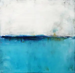 Maja Gajewska - Turchese e bianco XII