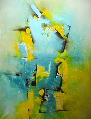 Alicja Wysocka - Turquoise abstraction
