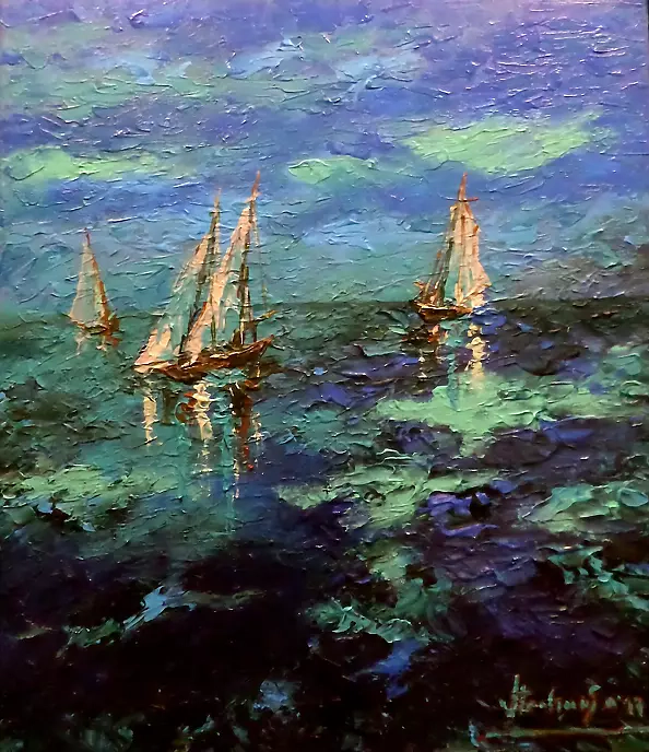 Jerzy Stachura - Turtle sailing