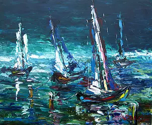 Jerzy Stachura - turquoise breeze