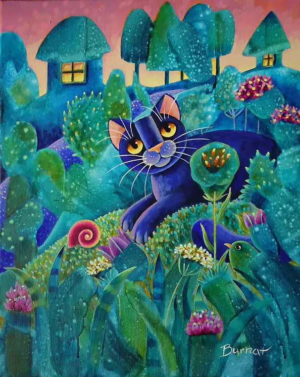 Wiesława Burnat - La pace turchese delle colline