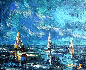 Jerzy Stachura - turquoise dawn