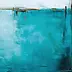 Maja Gajewska - Turquoise and White XIII