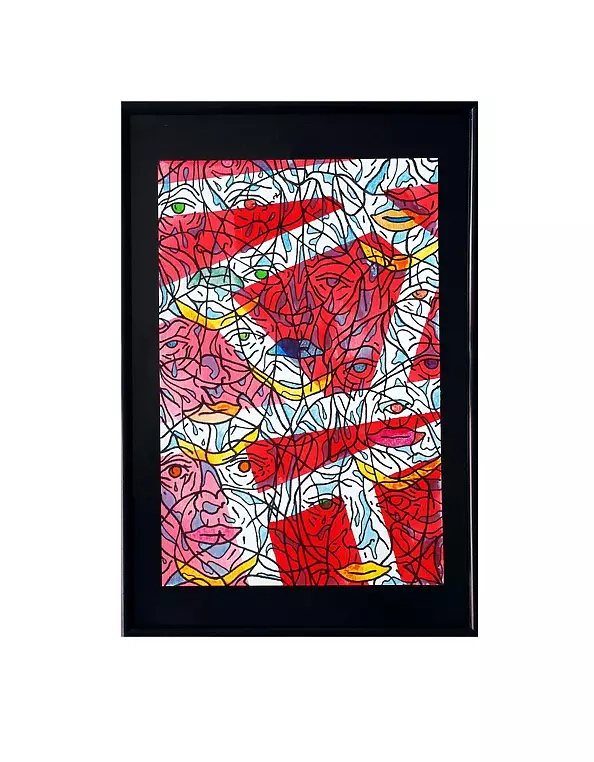 Adam Iwan - Abstract faces