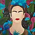 Monika Mrowiec - Gesichter und Symbole - Frida Kahlo