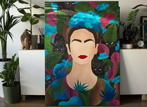 Monika Mrowiec - Twarze i symbole - Frida Kahlo