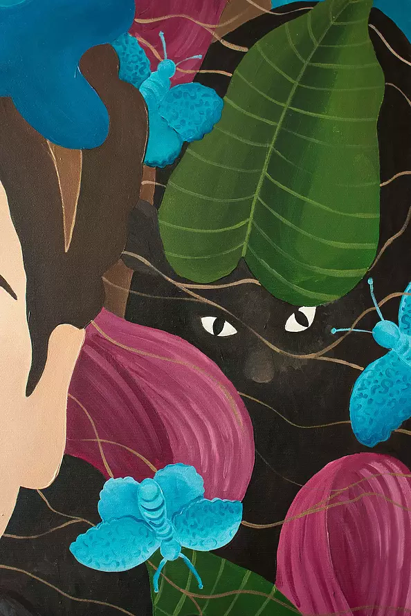 Monika Mrowiec - Twarze i symbole - Frida Kahlo