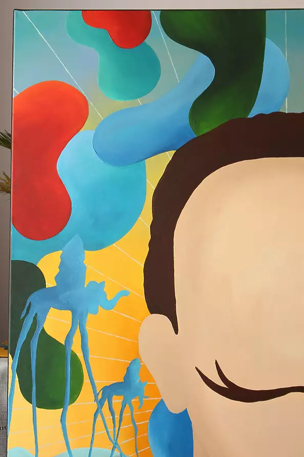 Monika Mrowiec - Faces and symbols - Salvador Dali