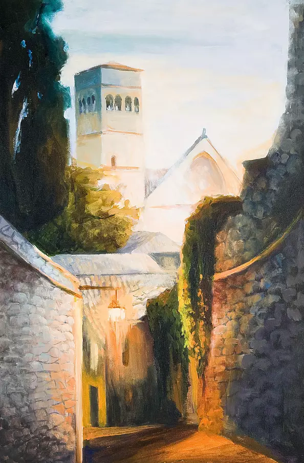 Renata Rychlik - Assisi at dusk