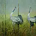 Tadeusz Gazda - two cranes