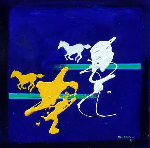 Mario Zampedroni - Two horses 