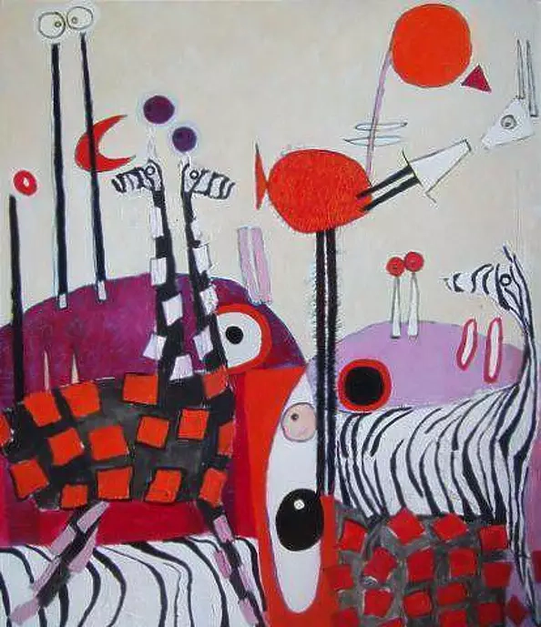 Hanna Karasińska Eberhardt - Dwie zebry