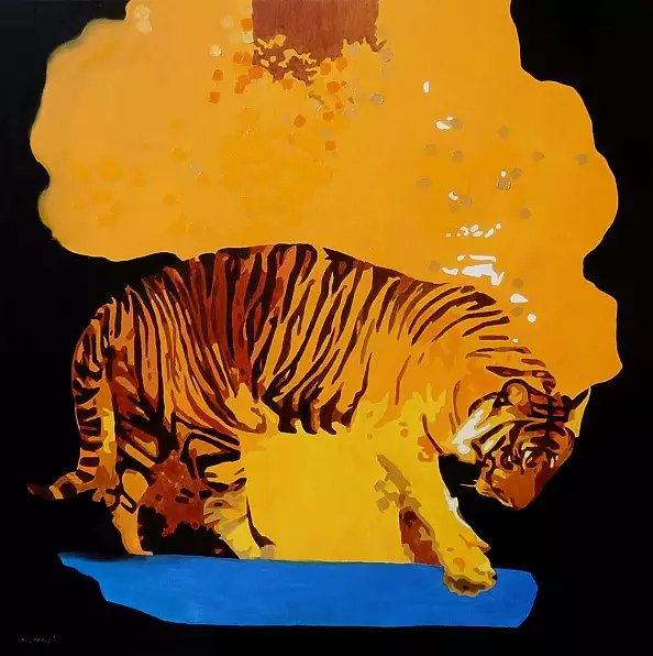 Katarzyna Misiórska - orange tiger
