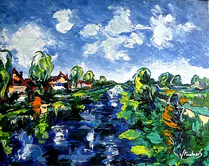 Jerzy Stachura - Tykocin over Narwi