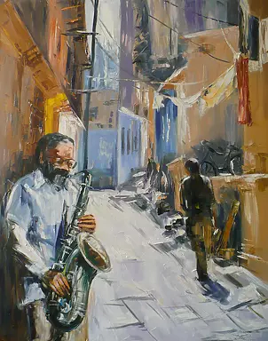 Dorota Łaz - STREET saxophonist 1