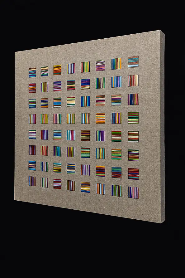 Łukasz Olek, Ua, People. Rotterdam, Obraz akrylowy - płótno, 50 x 50