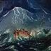 Arkadiusz Polak - Échapper à partir d'un navire en perdition dans le détroit de Magellan-nocturne